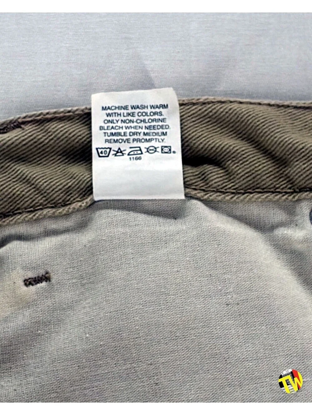 Vintage 90s GAP Jean Denim Shorts Easy Fit Tan Mens Size 34